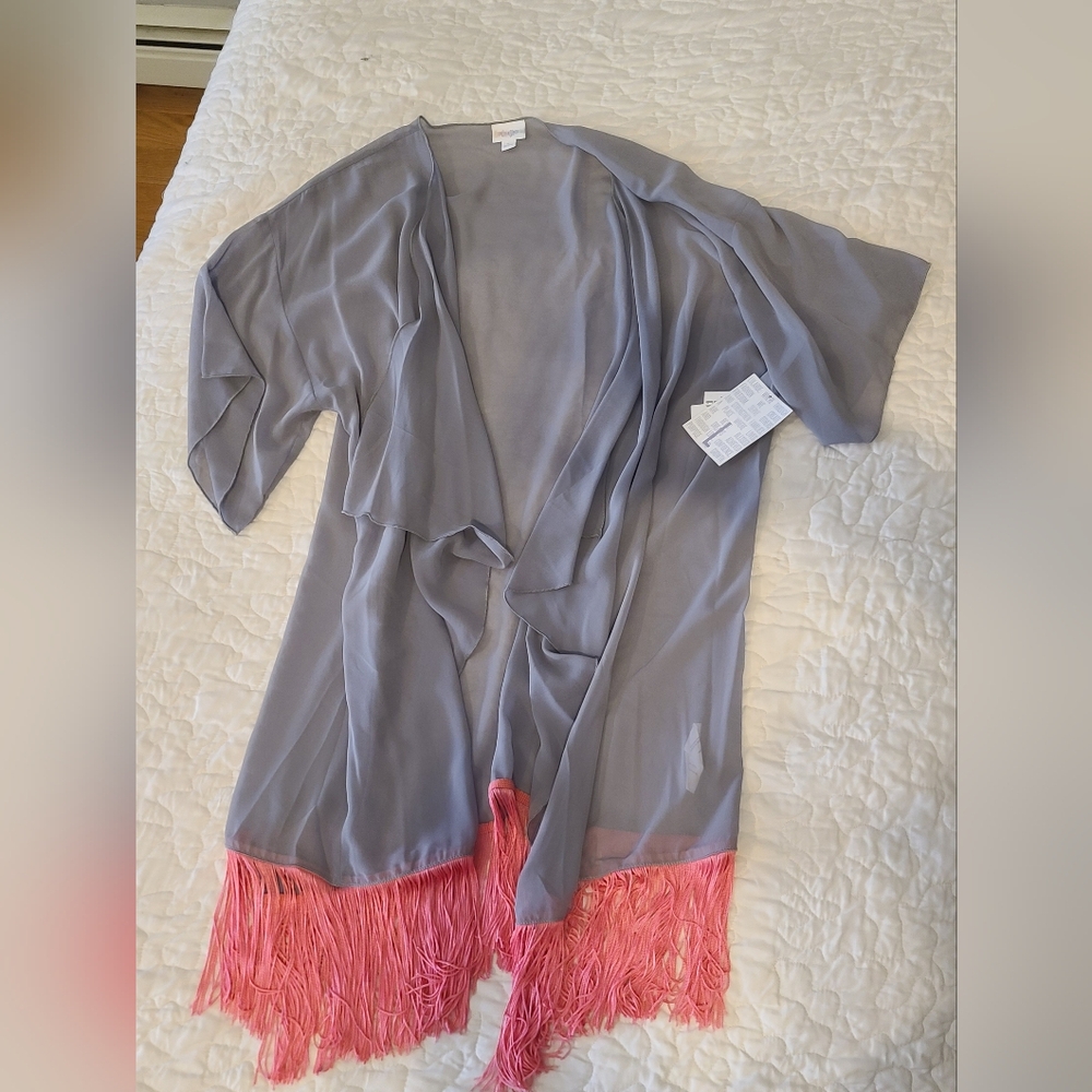 Lu la roe monroe duster large with fringe